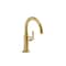Kohler Single-Handle Bar Sink Faucet in Vibrant Brushed Moderne Brass 28357-2MB - alternate 1
